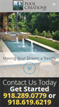 Mobile Screenshot of poolcreationsinc.com
